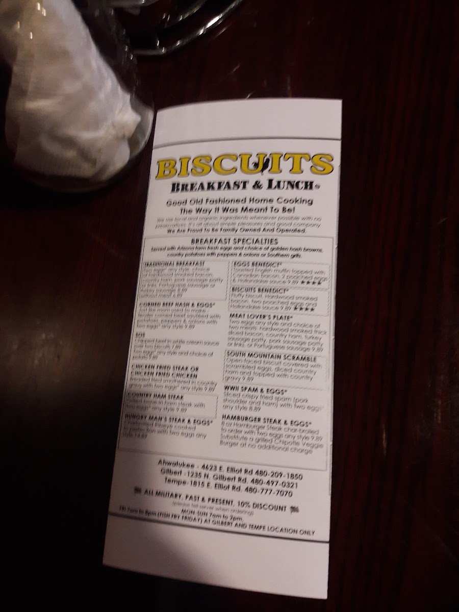 Menu Original Biscuits Restaurant-7