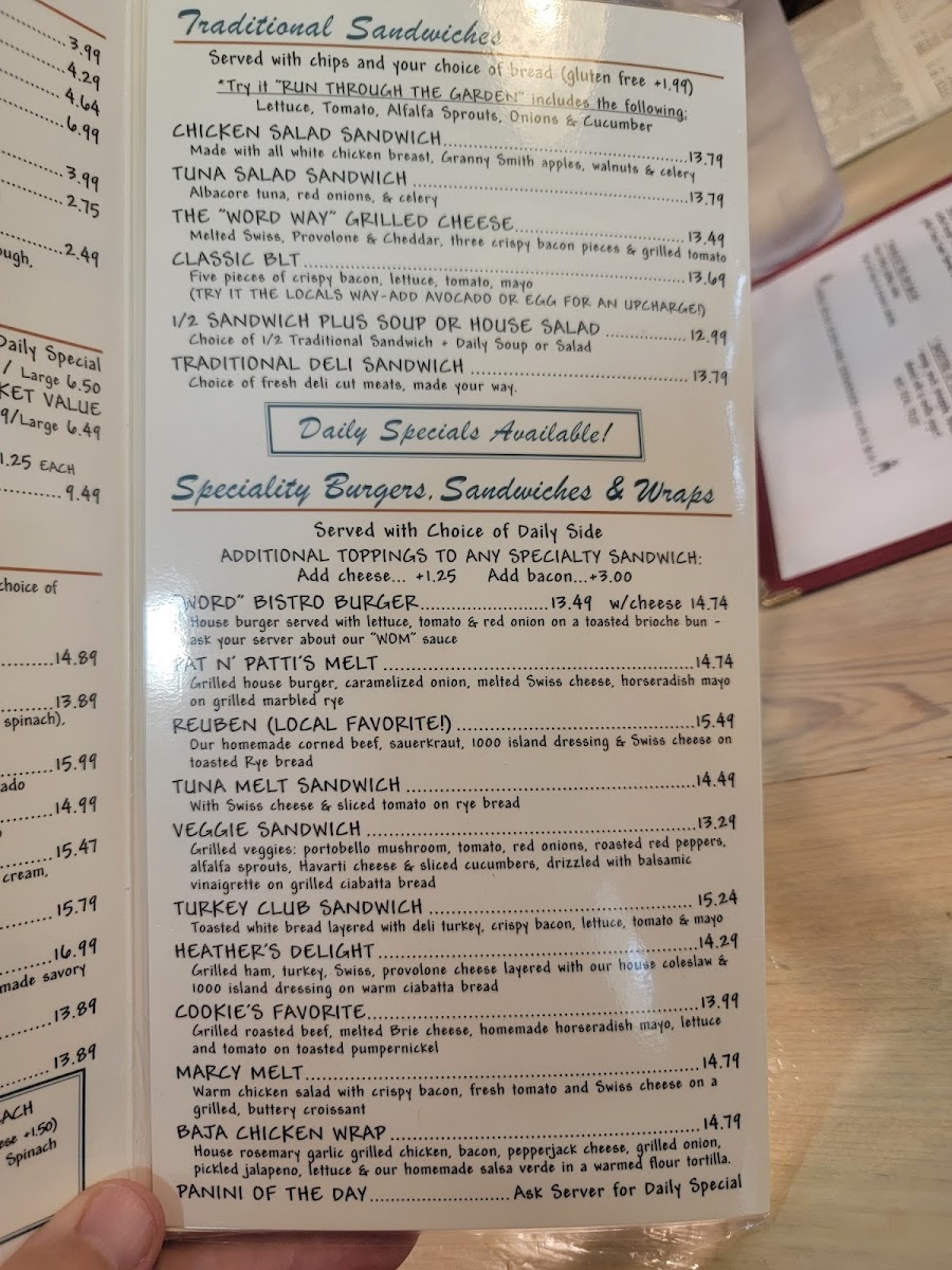 Menu Original Word Of Mouth-2