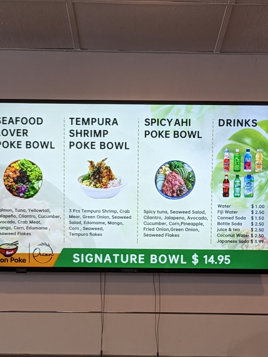 Menu Orion Poke-4
