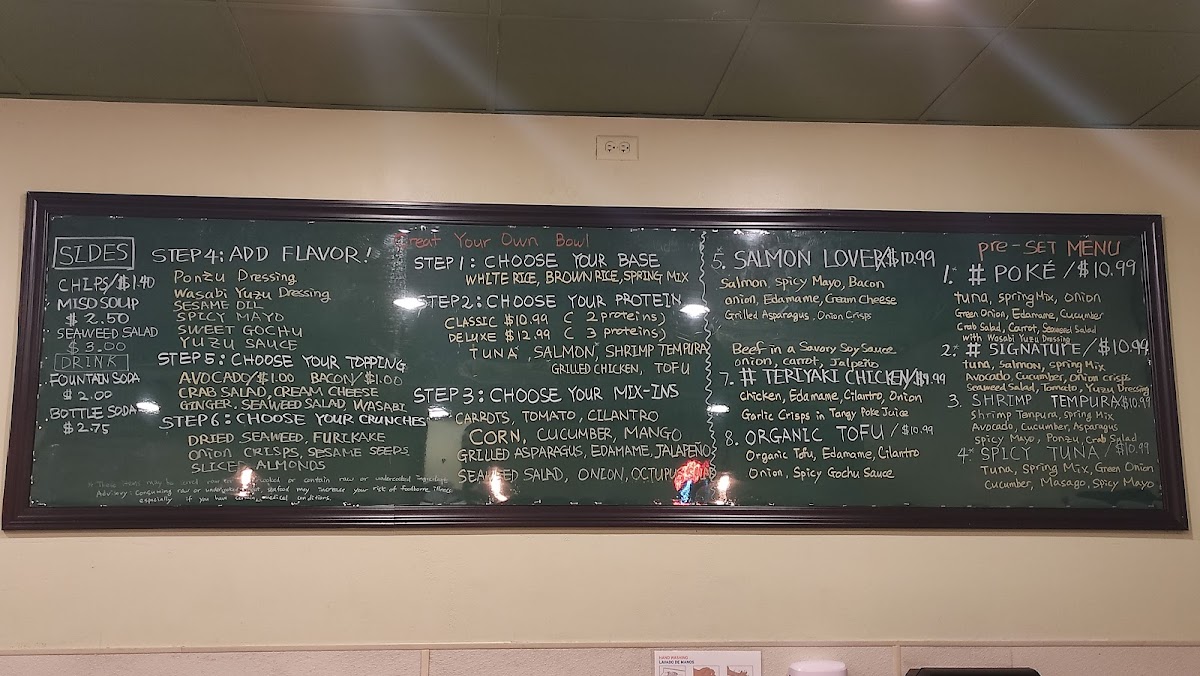 Menu Orion Poke-5