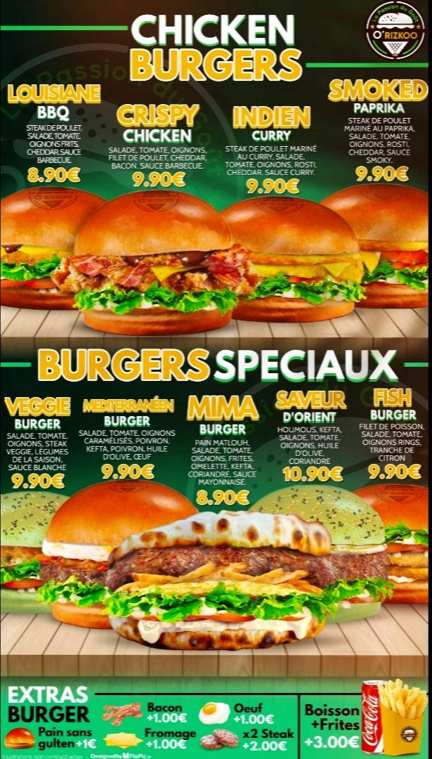 Menu Orizkoo Burger House-1