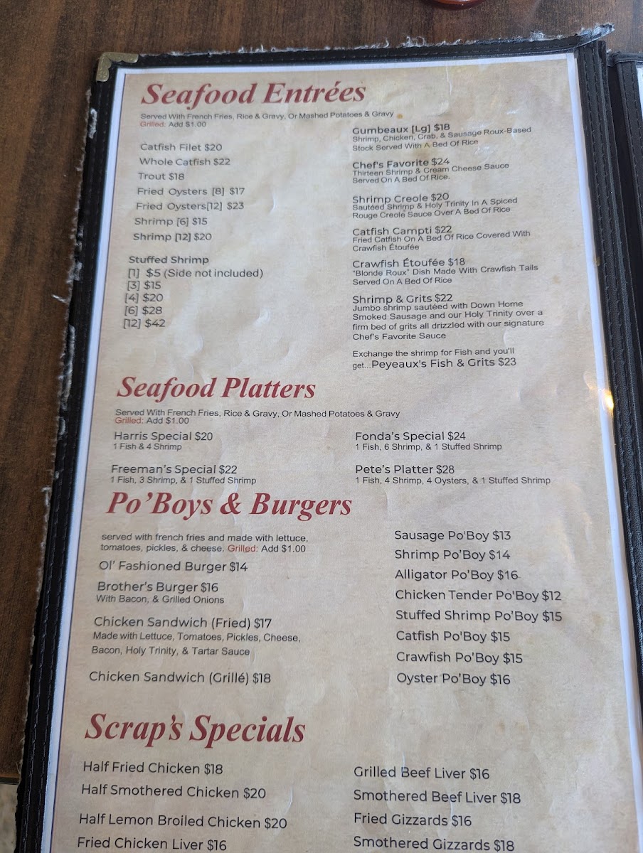 Menu Orlandeaux's Café-3