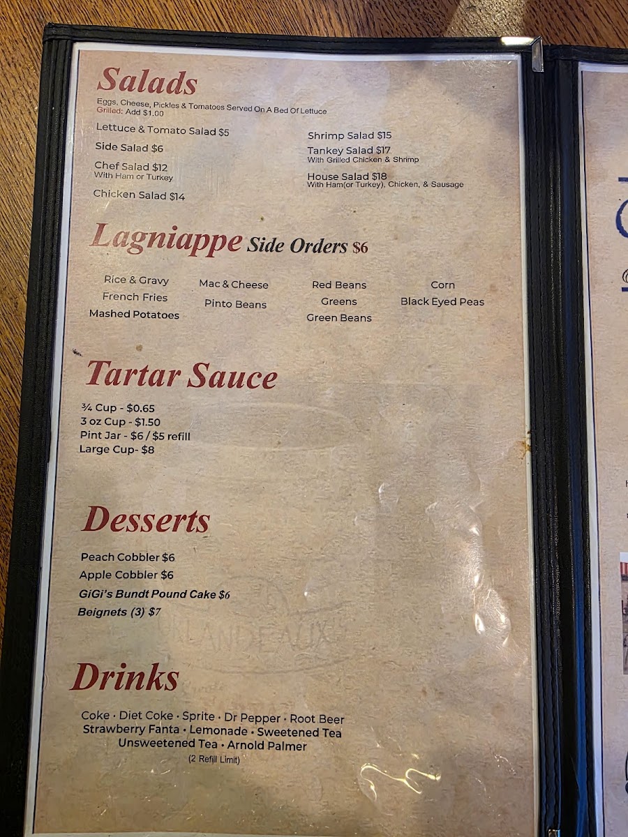 Menu Orlandeaux's Café-5