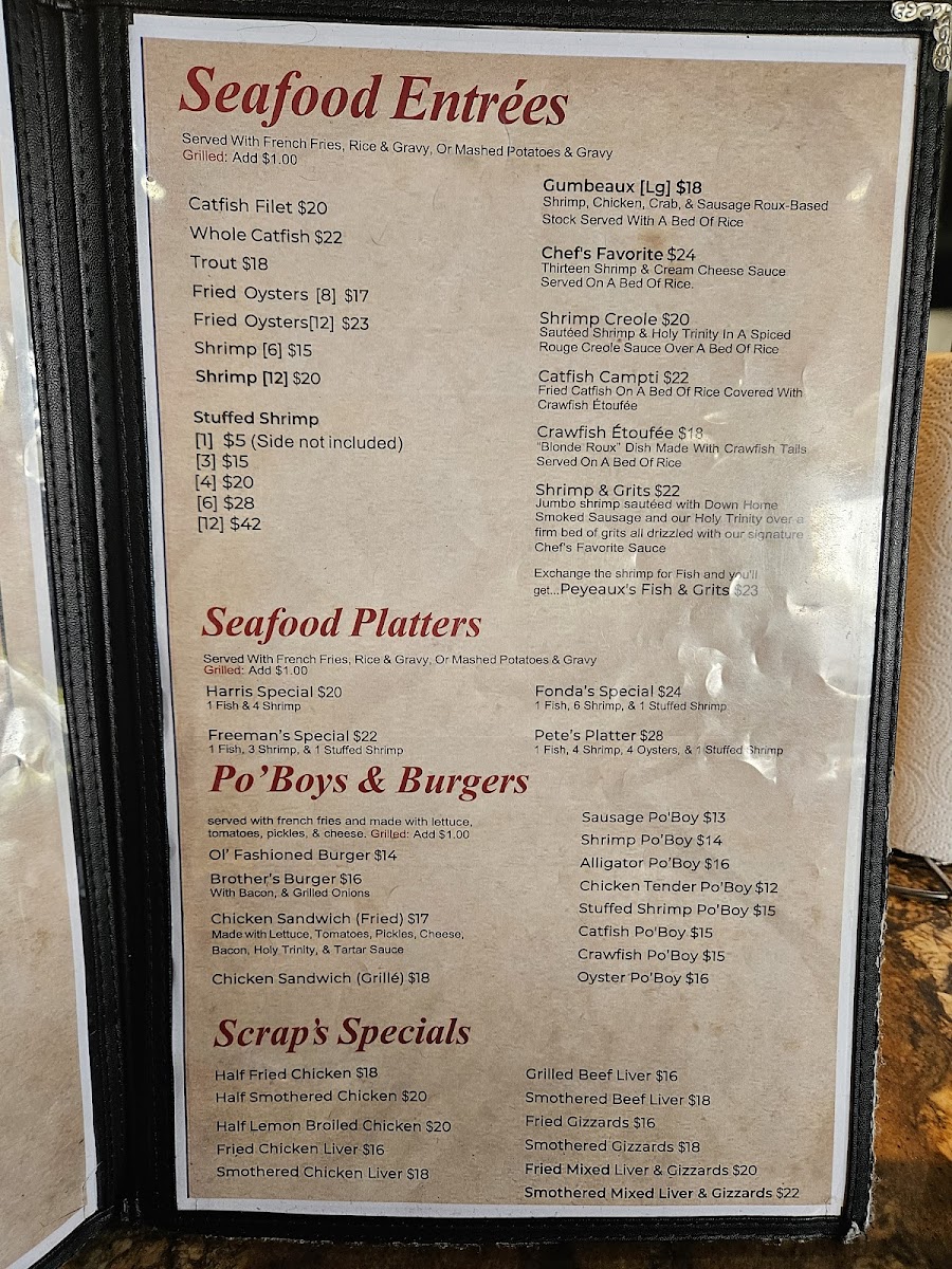 Menu Orlandeaux's Café-7