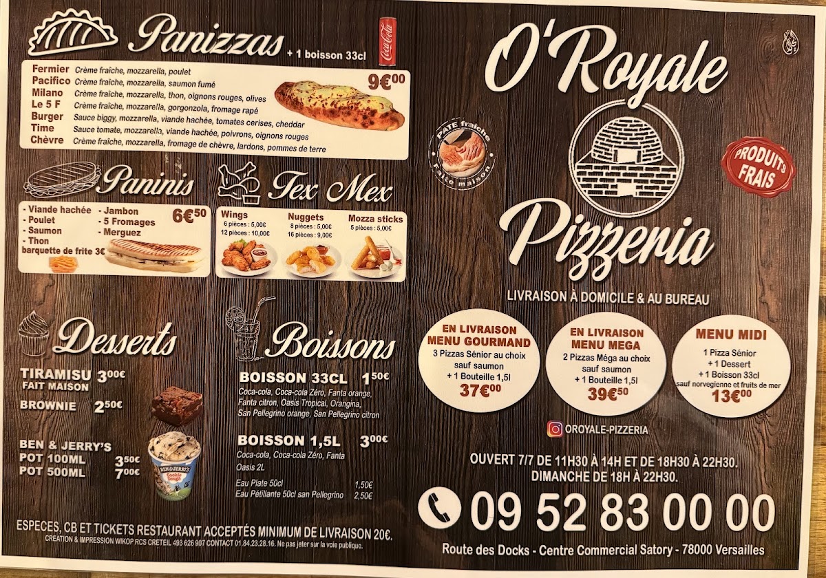 Menu O'royale Pizzeria-2