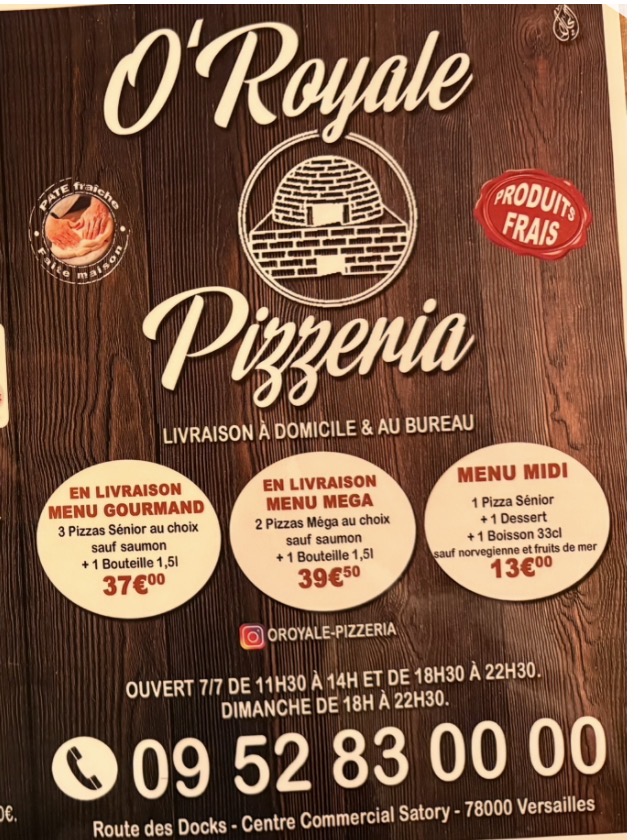Menu O'royale Pizzeria-3