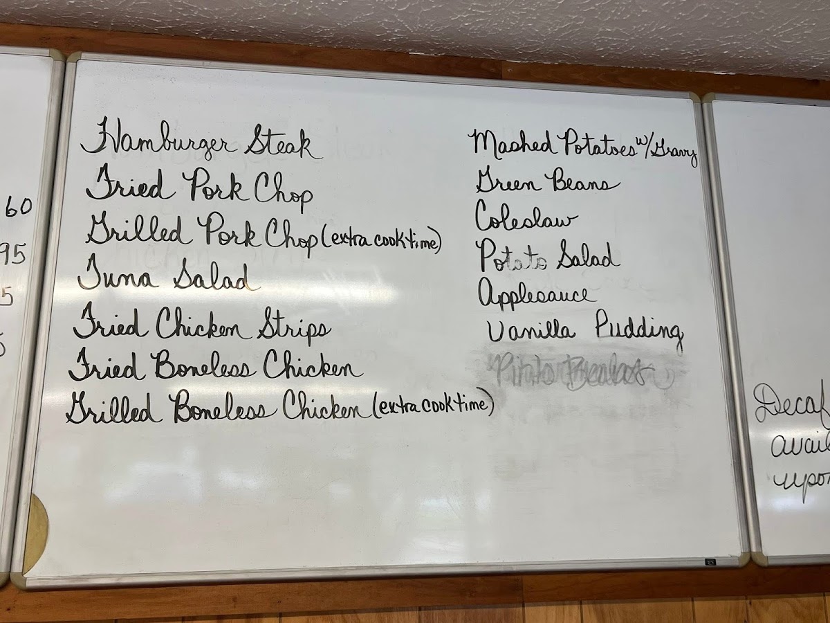 Menu Orr's Family Restaurant-7