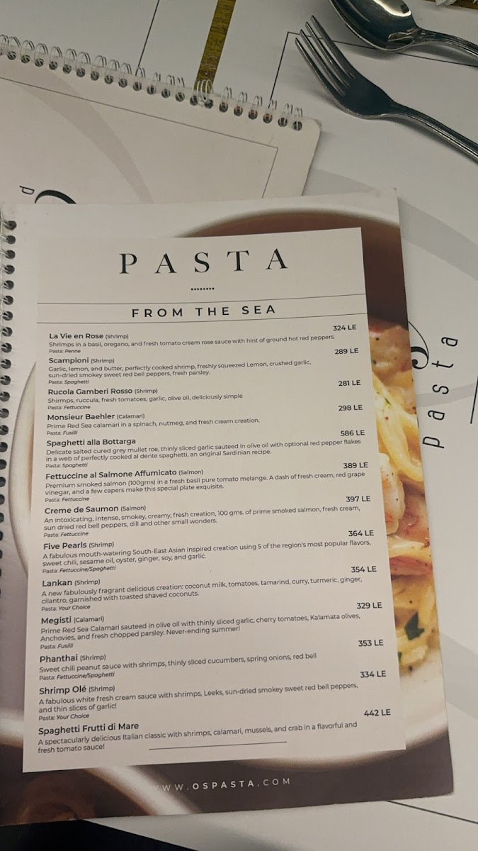 Menu O's Pasta-10