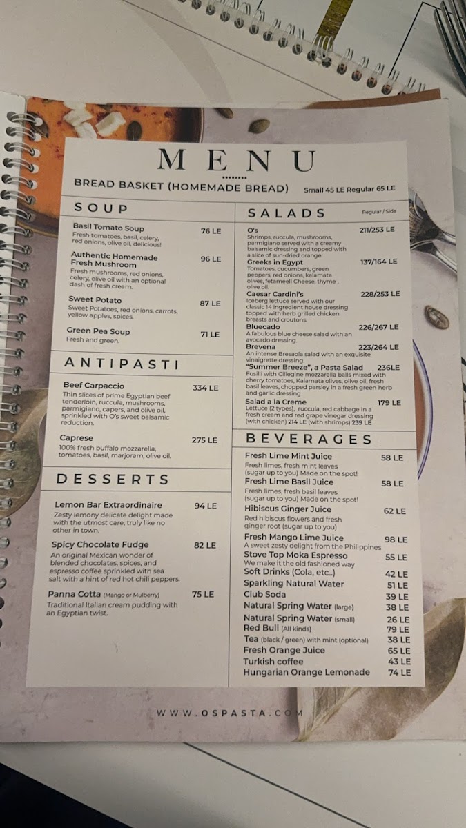 Menu O's Pasta-4
