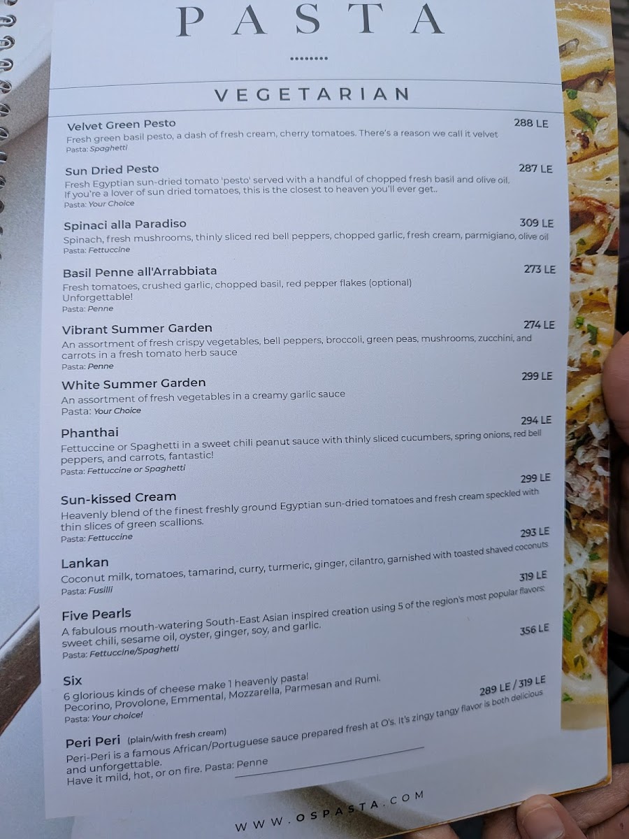 Menu O's Pasta-8