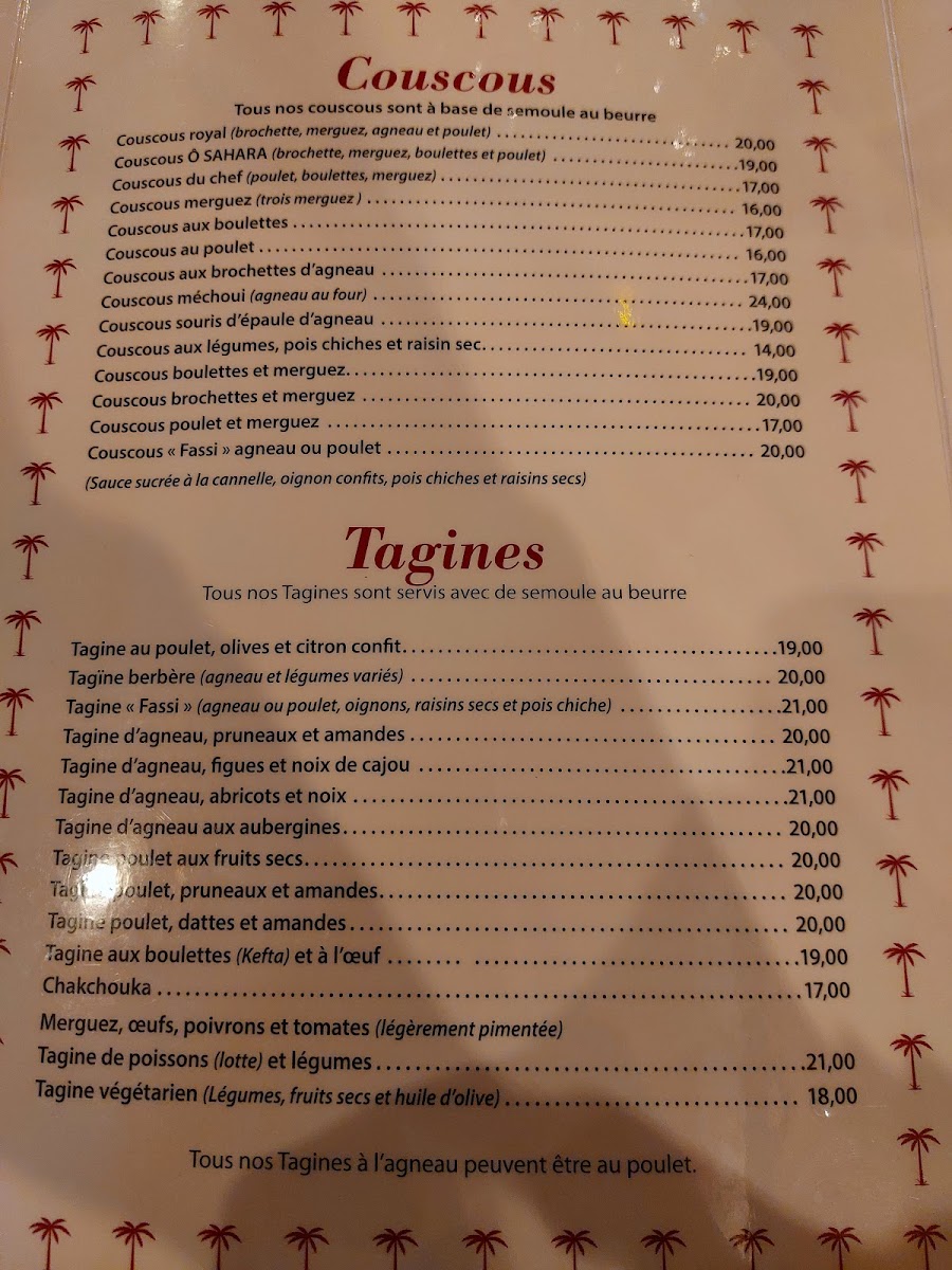Menu Ô'sahara-2