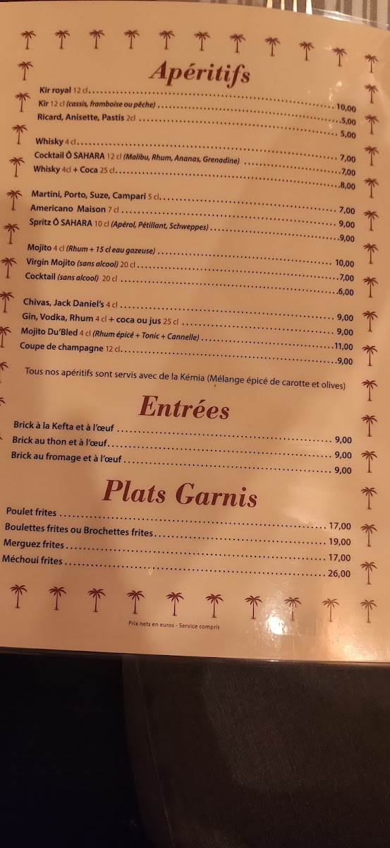 Menu Ô'sahara-5