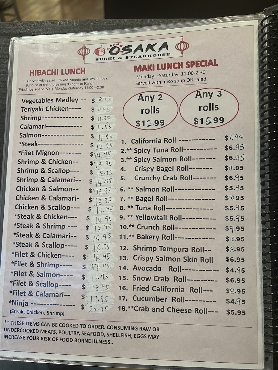 Menu Osaka Hartselle-1