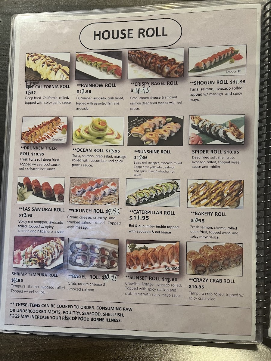 Menu Osaka Hartselle-10