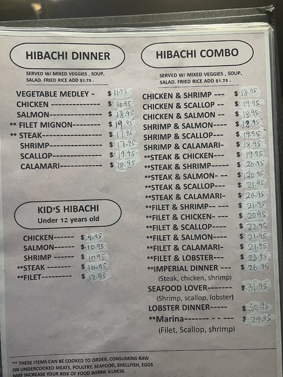 Menu Osaka Hartselle-7