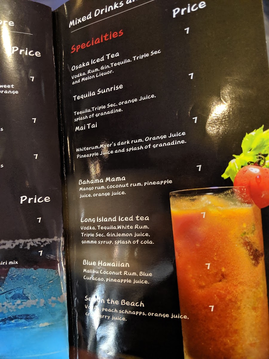Menu Osaka Steak And Sushi-6