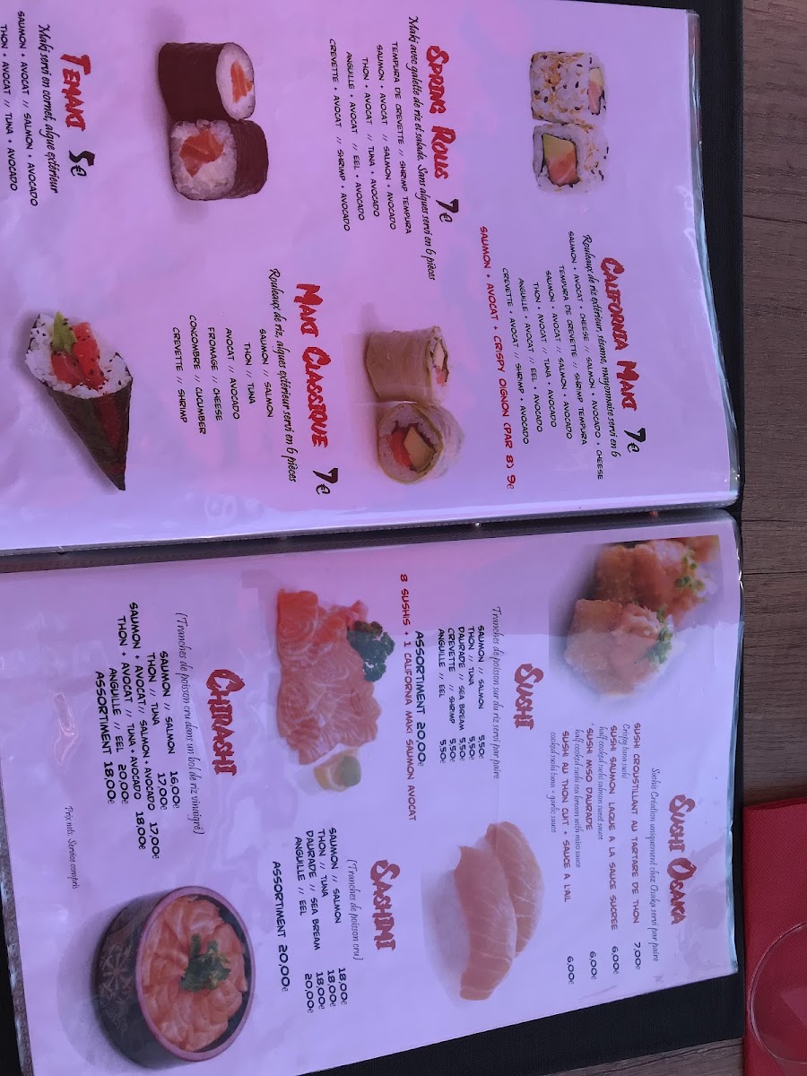 Menu Osaka-10