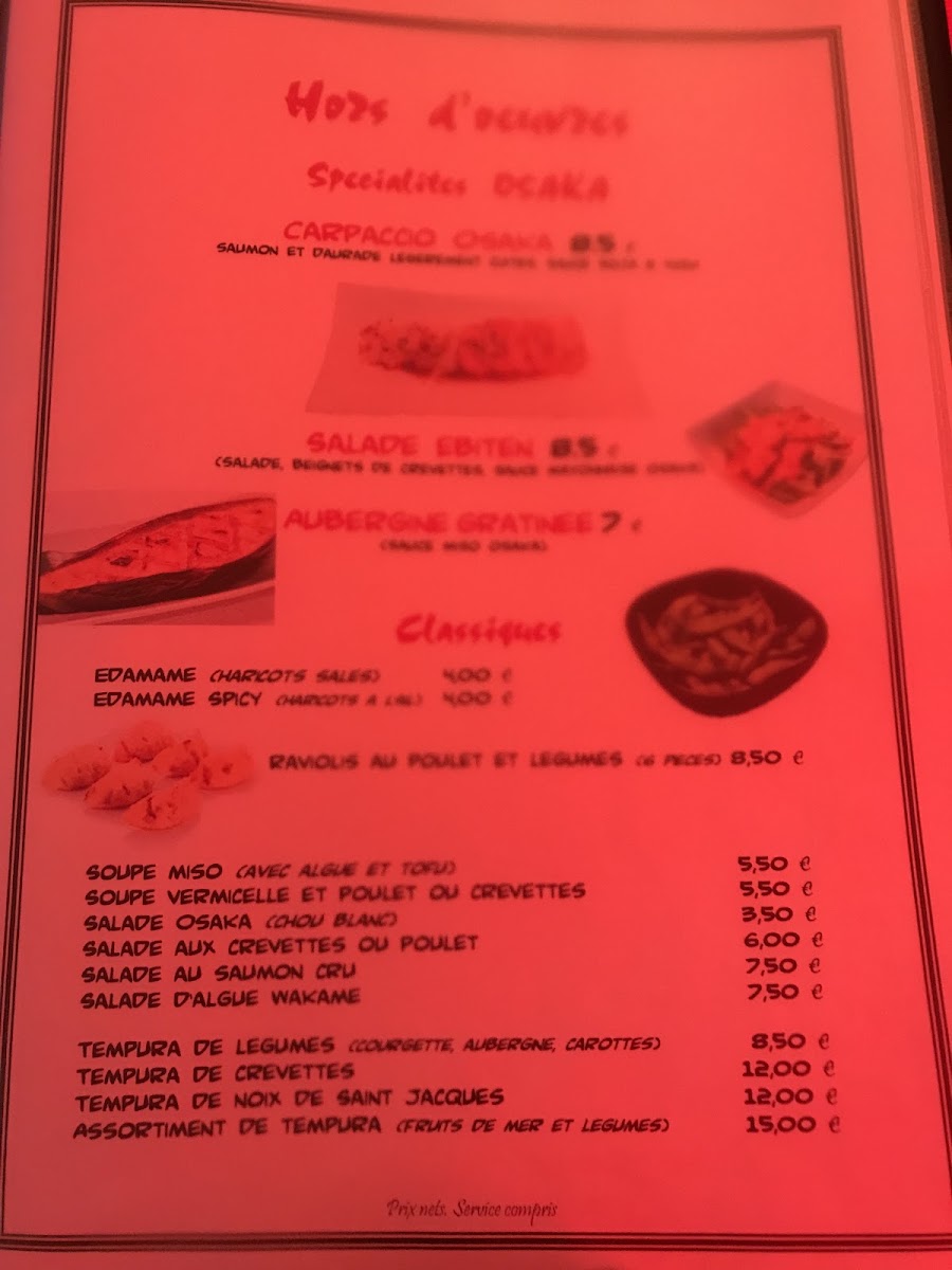 Menu Osaka-6