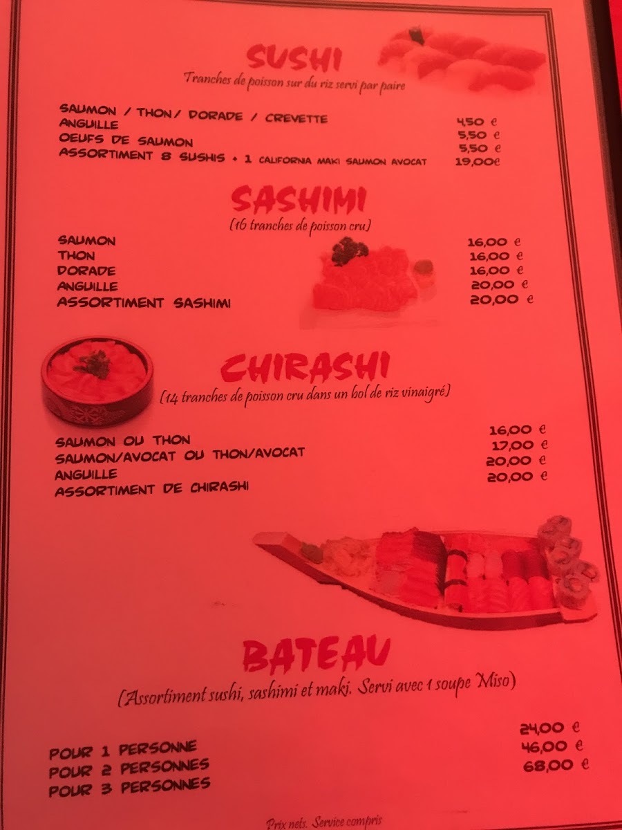 Menu Osaka-8