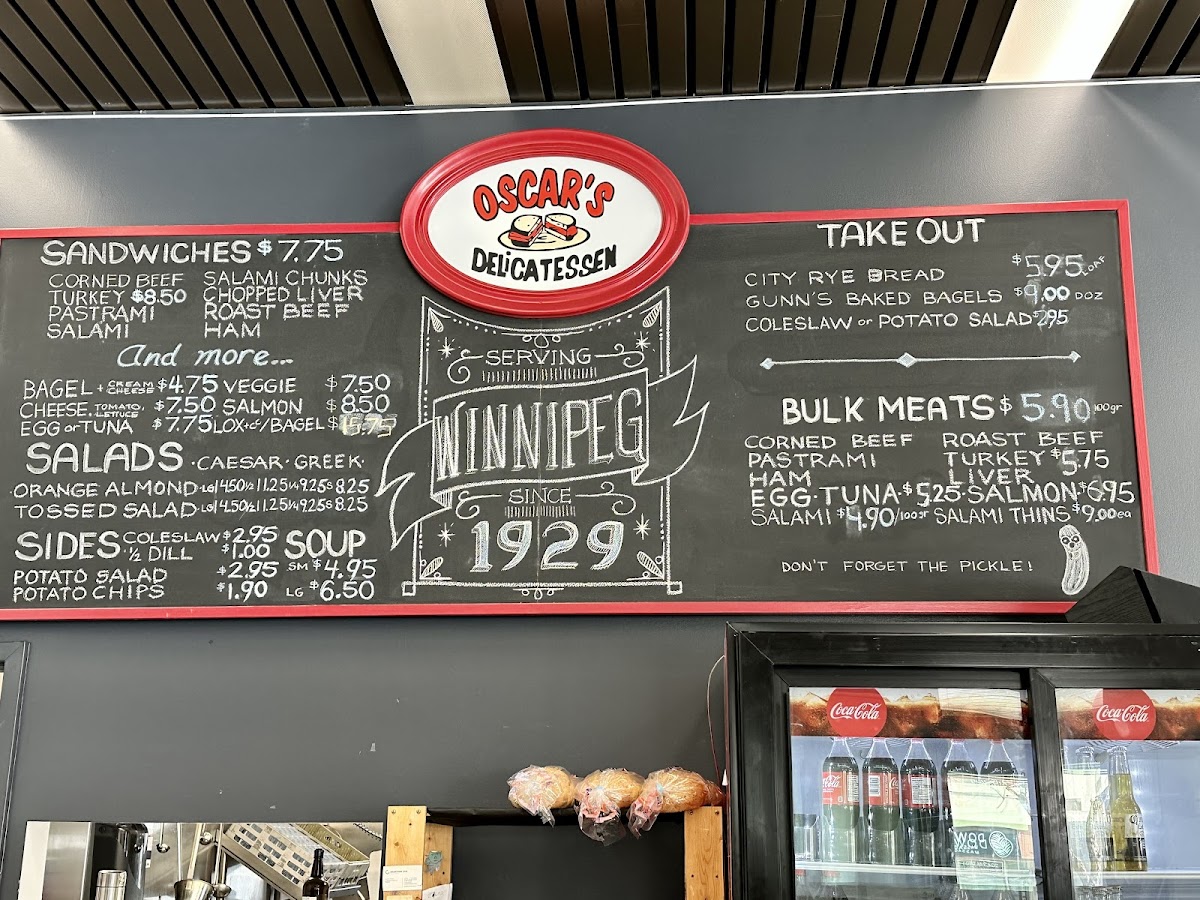 Menu Oscar's Deli-2