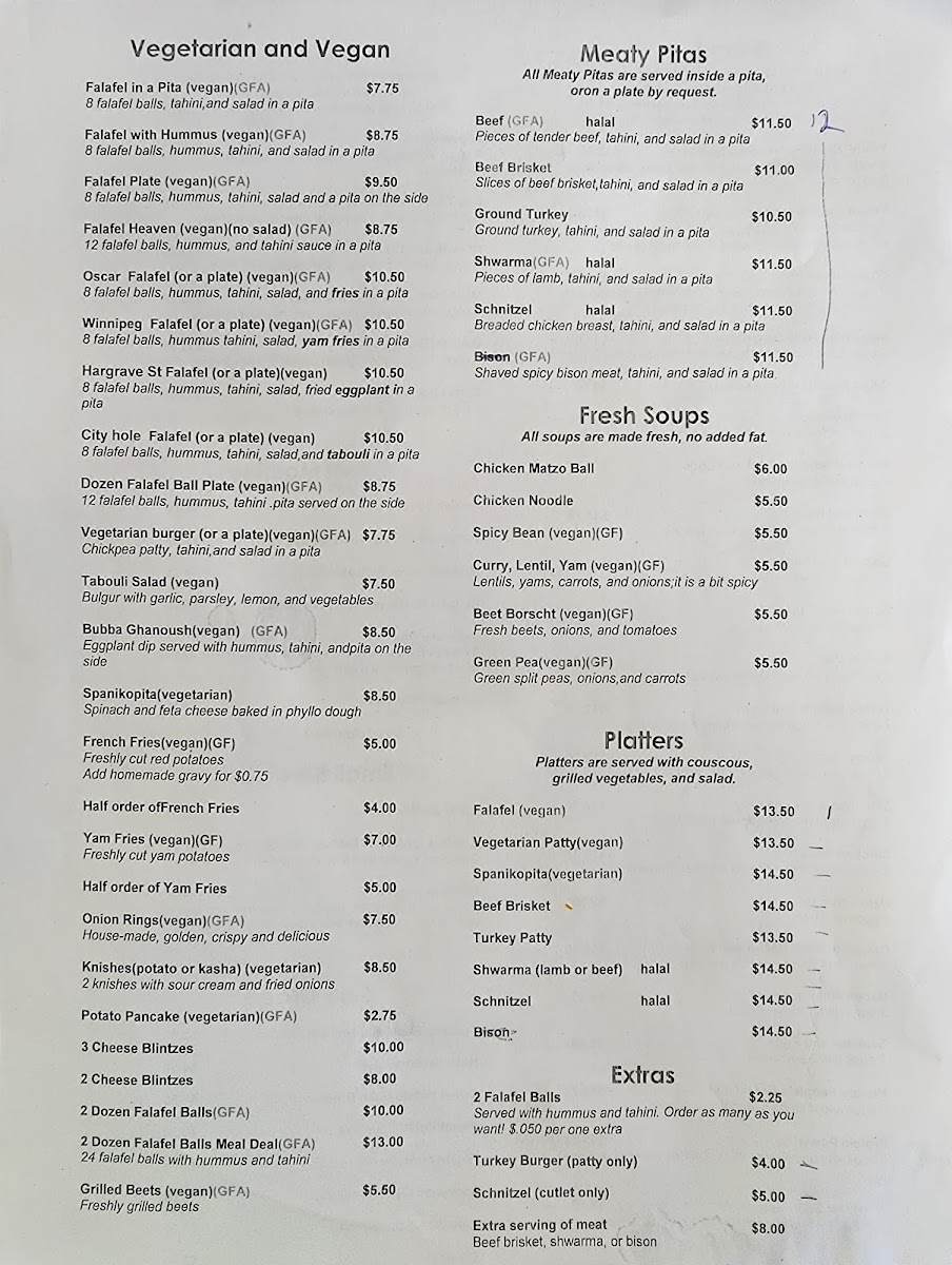 Menu Oscar's Deli-3