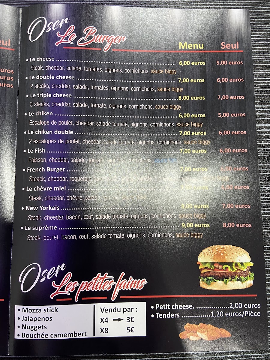 Menu Oser Le Suprême-6