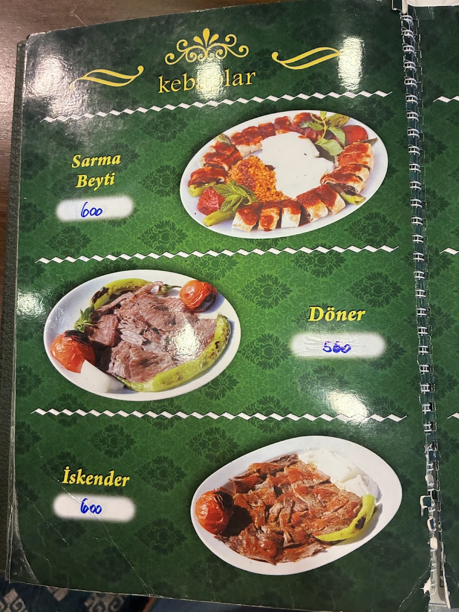 Menu Osmanlı Sofrası-4