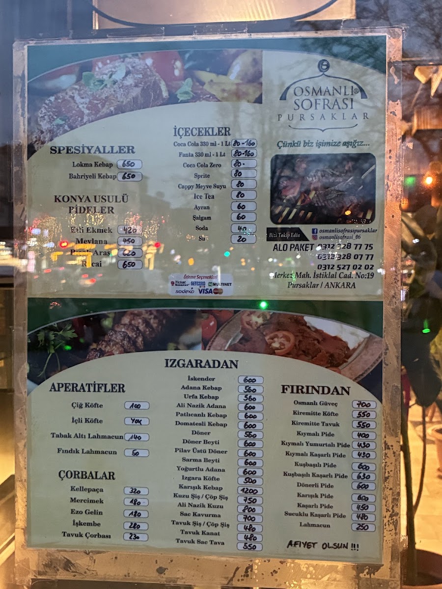 Menu Osmanlı Sofrası-6