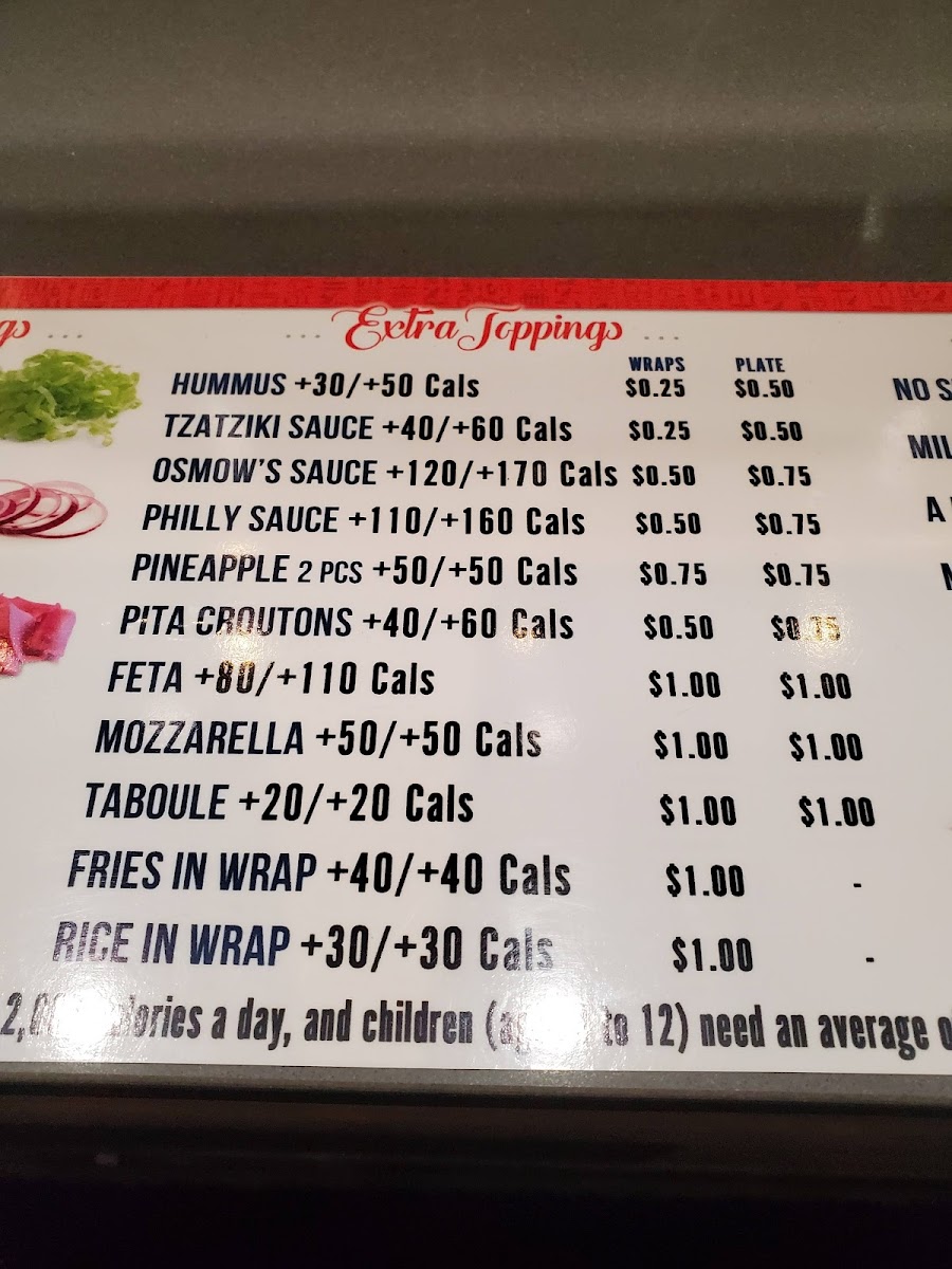 Menu Osmow's Shawarma-4