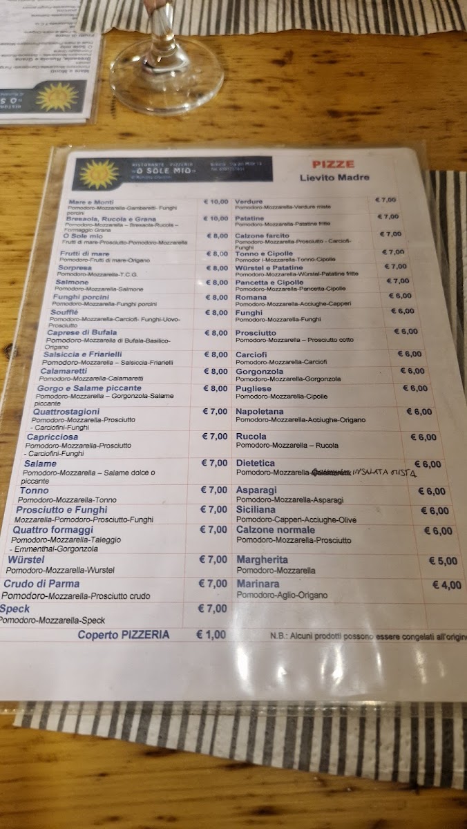 Menu O'sole Mio-3