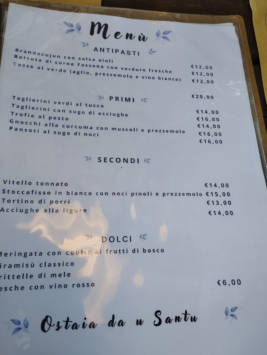 Menu Ostaia Da U Santu-3