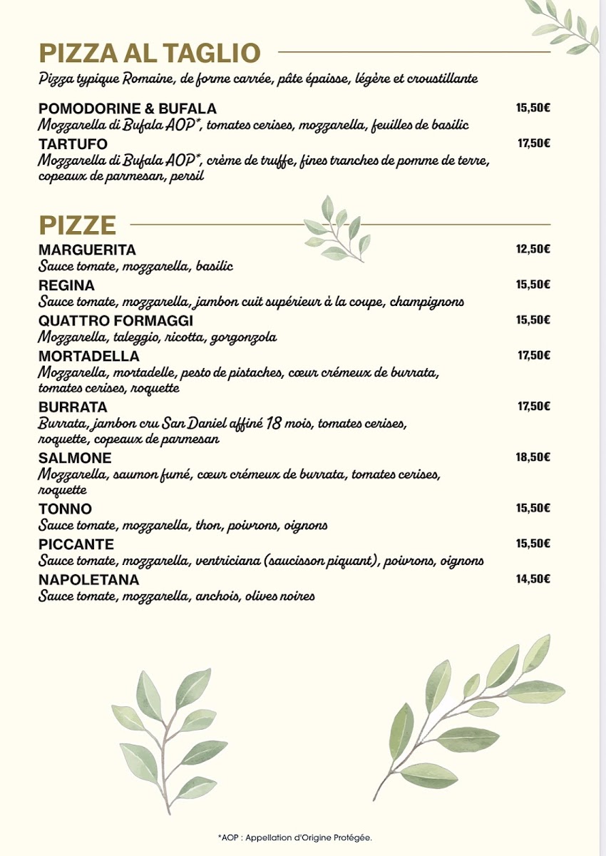 Menu Osteria 163-6