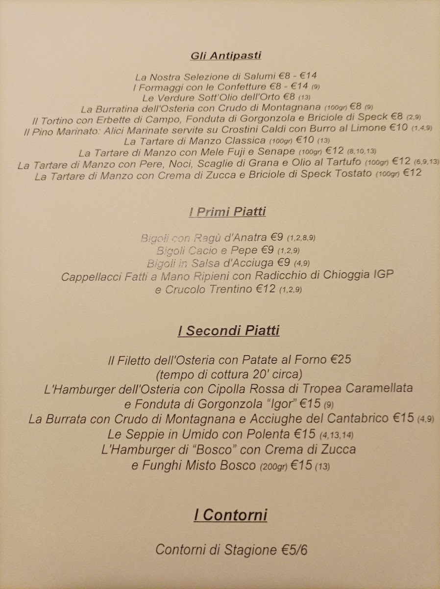 Menu Osteria All'ombra Del Pino-10