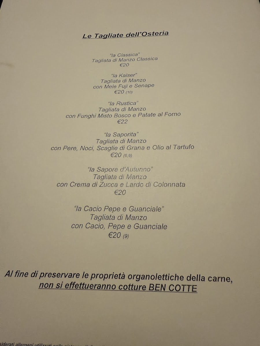 Menu Osteria All'ombra Del Pino-9