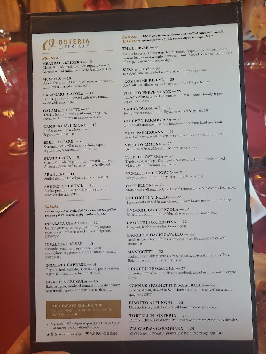 Menu Osteria Chef's Table-3