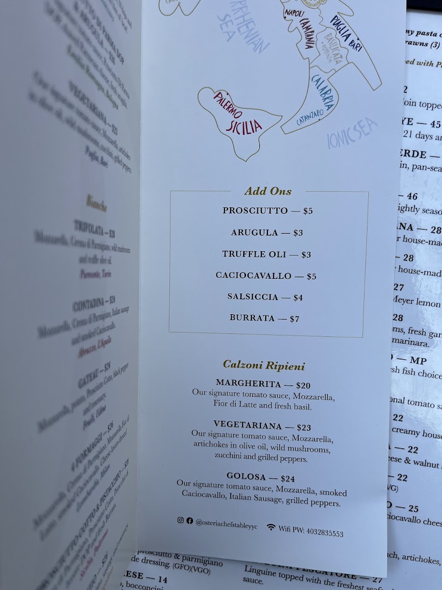 Menu Osteria Chef's Table-5