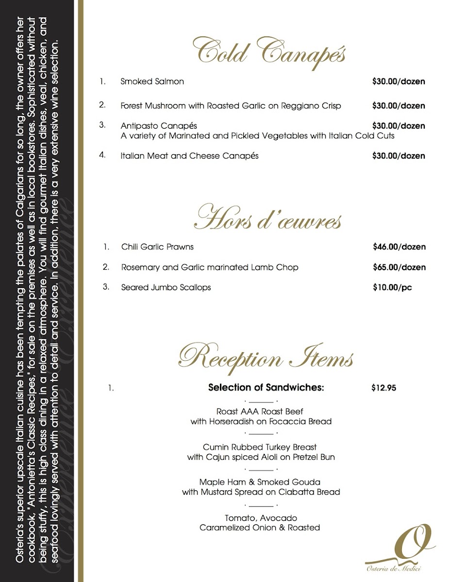 Menu Osteria Chef's Table-9