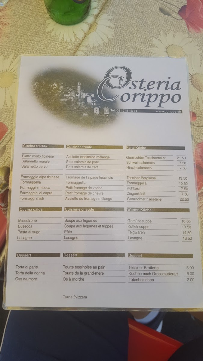 Menu Osteria Corippo-2