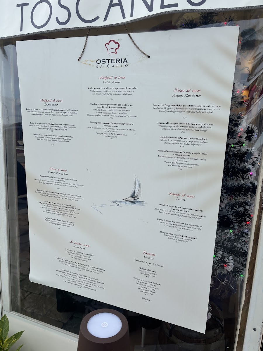 Menu Osteria Da Carlo-1
