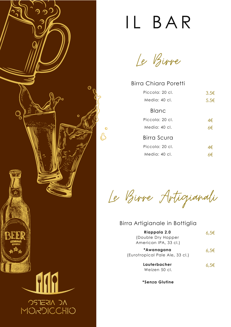 Menu Osteria Da Mordicchio-7