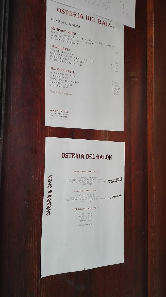 Menu Osteria Del Balon-5