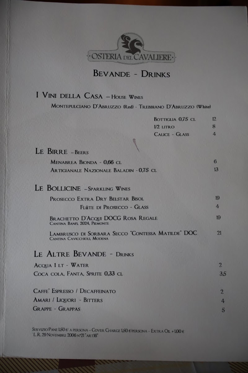 Menu Osteria Del Cavaliere-5