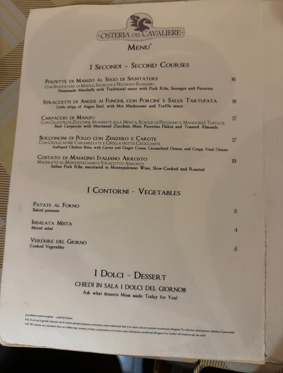 Menu Osteria Del Cavaliere-6