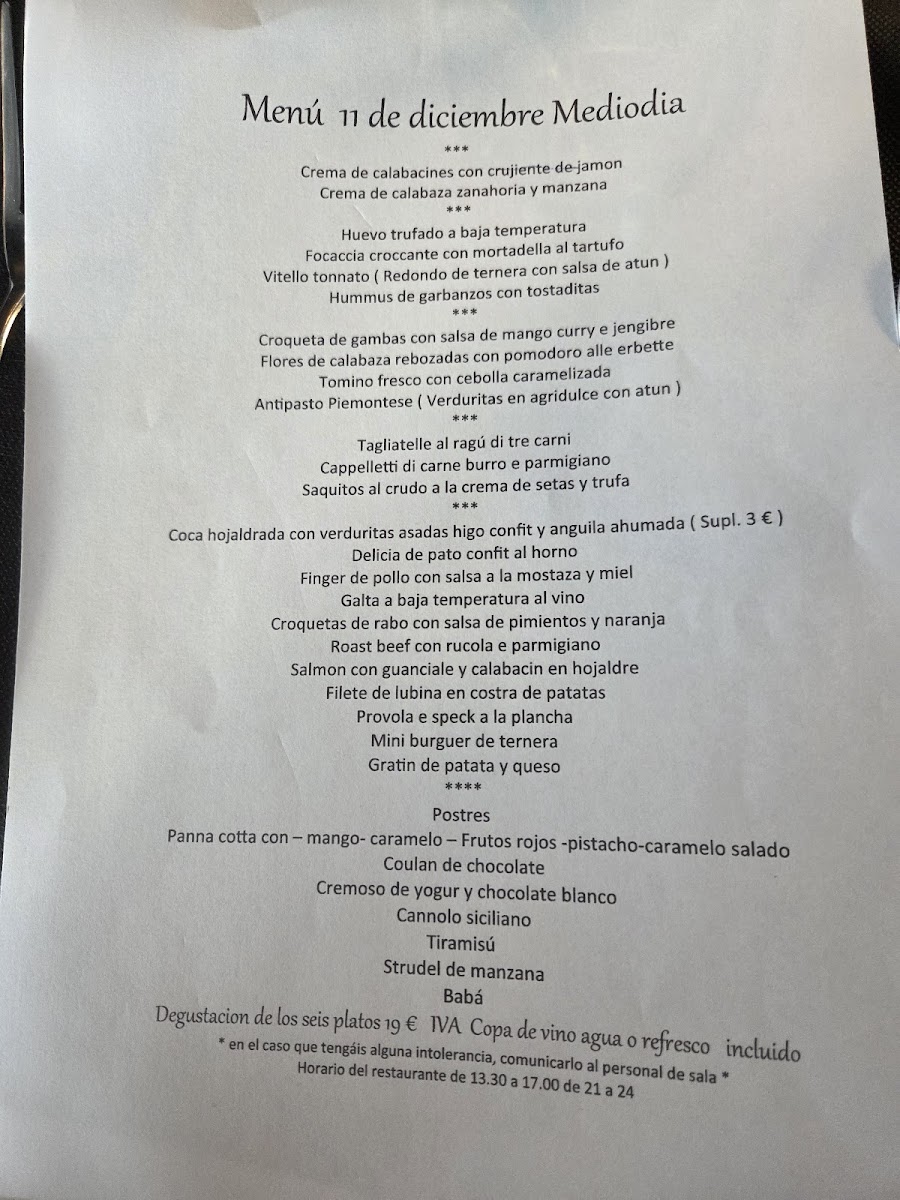Menu Osteria Del Mare-1