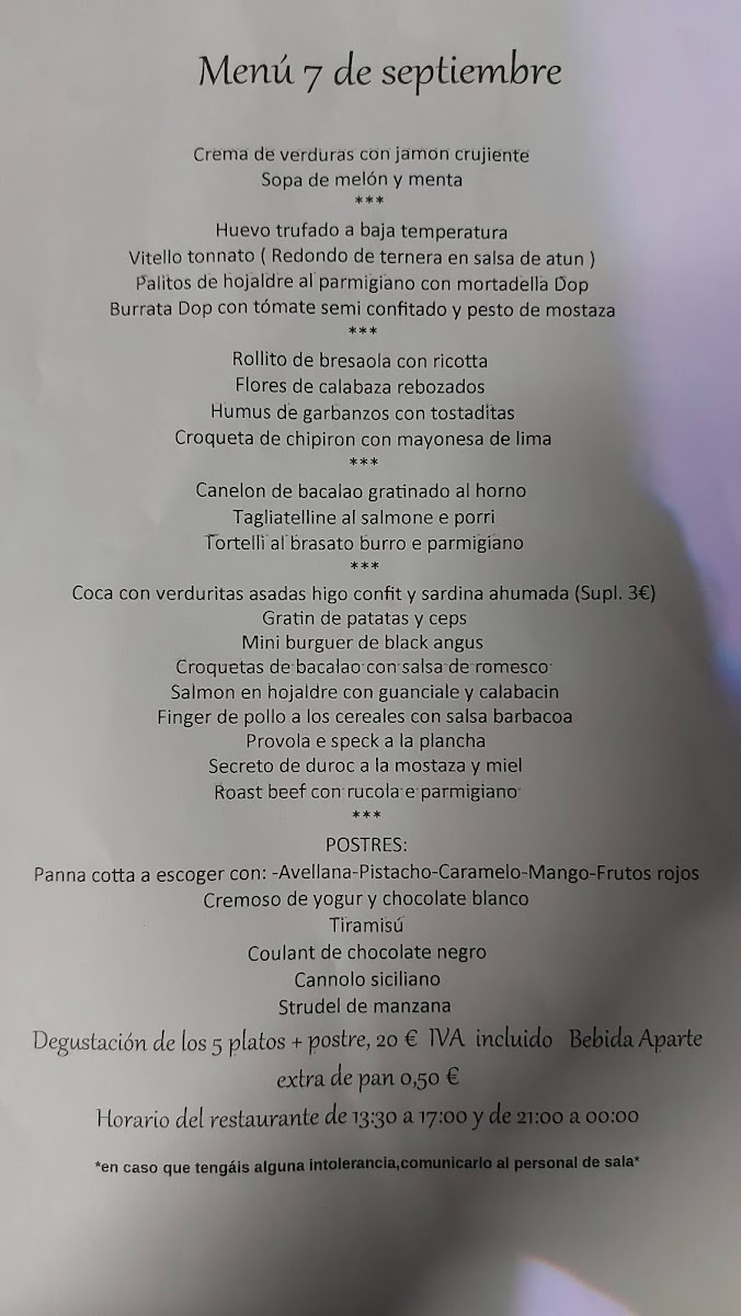 Menu Osteria Del Mare-6