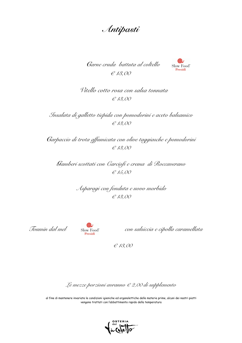 Menu Osteria Del Vicoletto-1