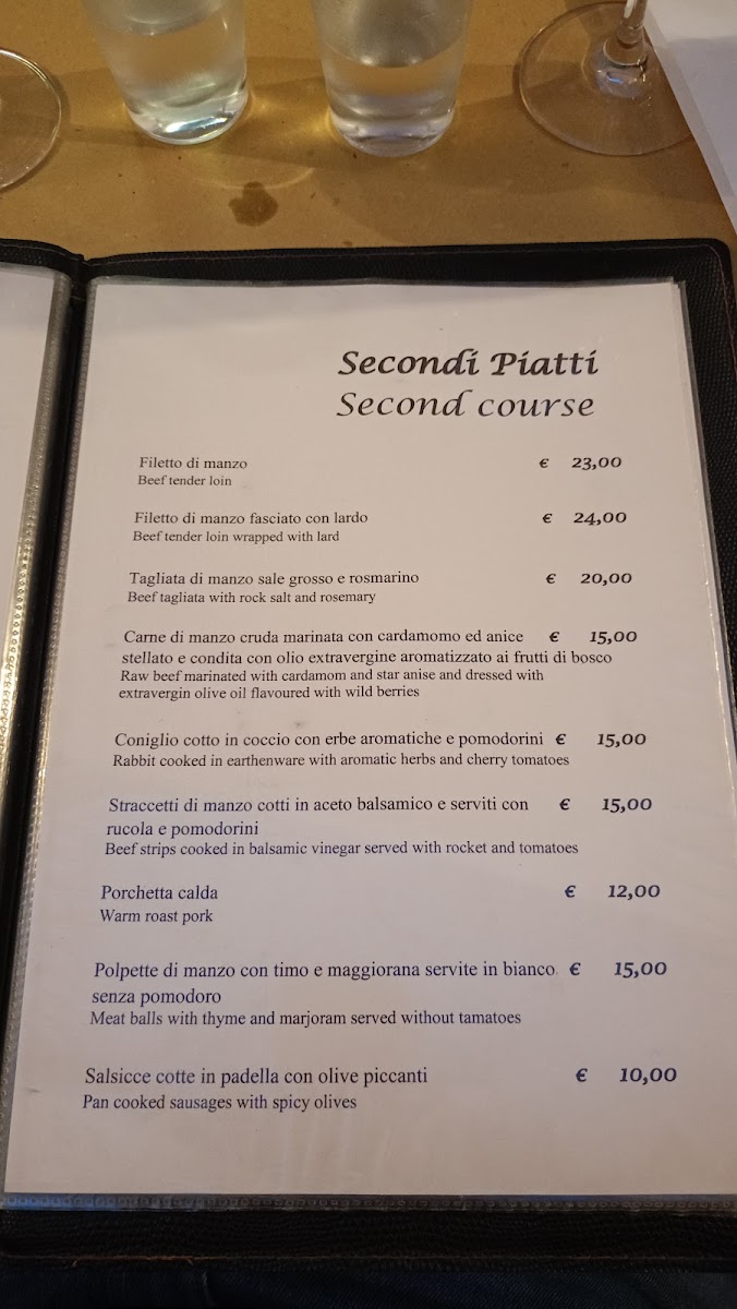 Menu Osteria Della Strega Di Ceccaroli Renzo-8