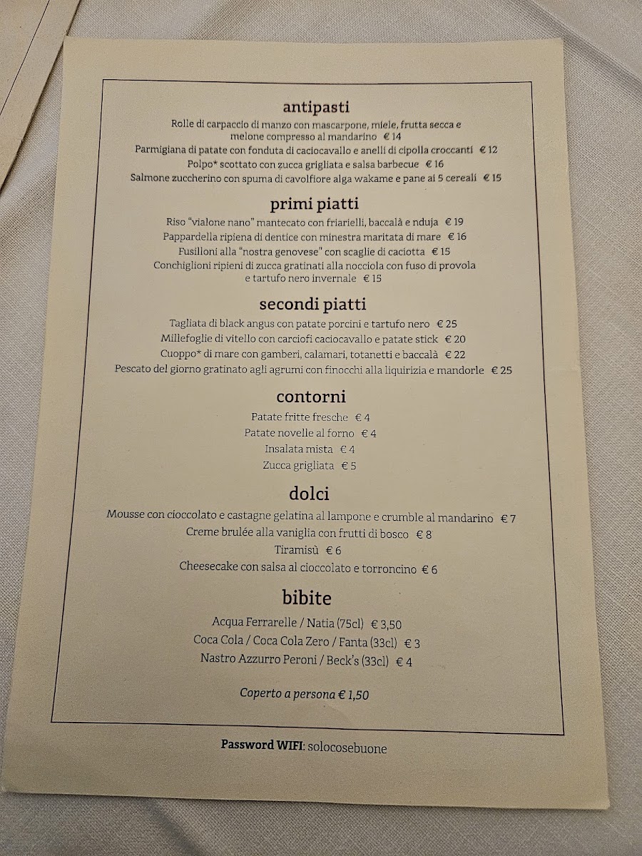 Menu Osteria Estoria - Ristorante Piano Di Sorrento-5