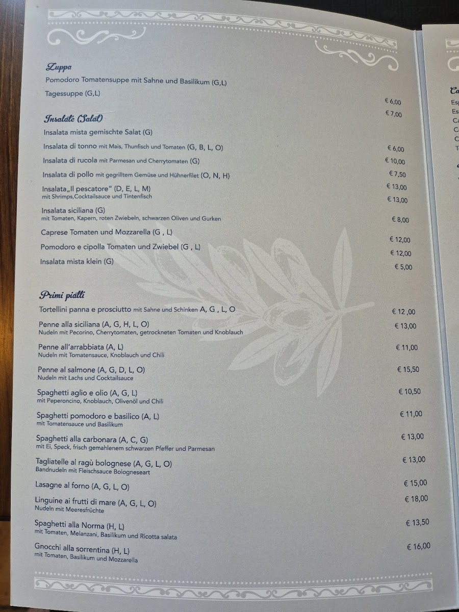 Menu Osteria Il Pescatore-8