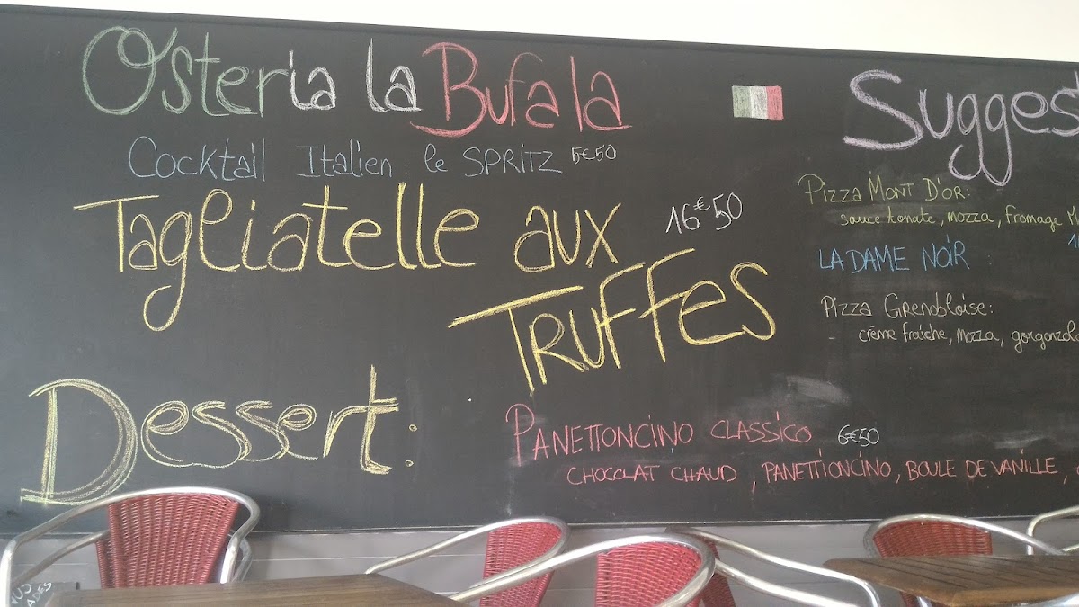 Menu Osteria La Bufala-7